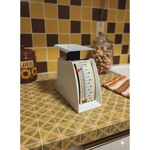 Hanson Dietetic Scale Model 160-1 Kitchen Food Clean Vintage Made in USA